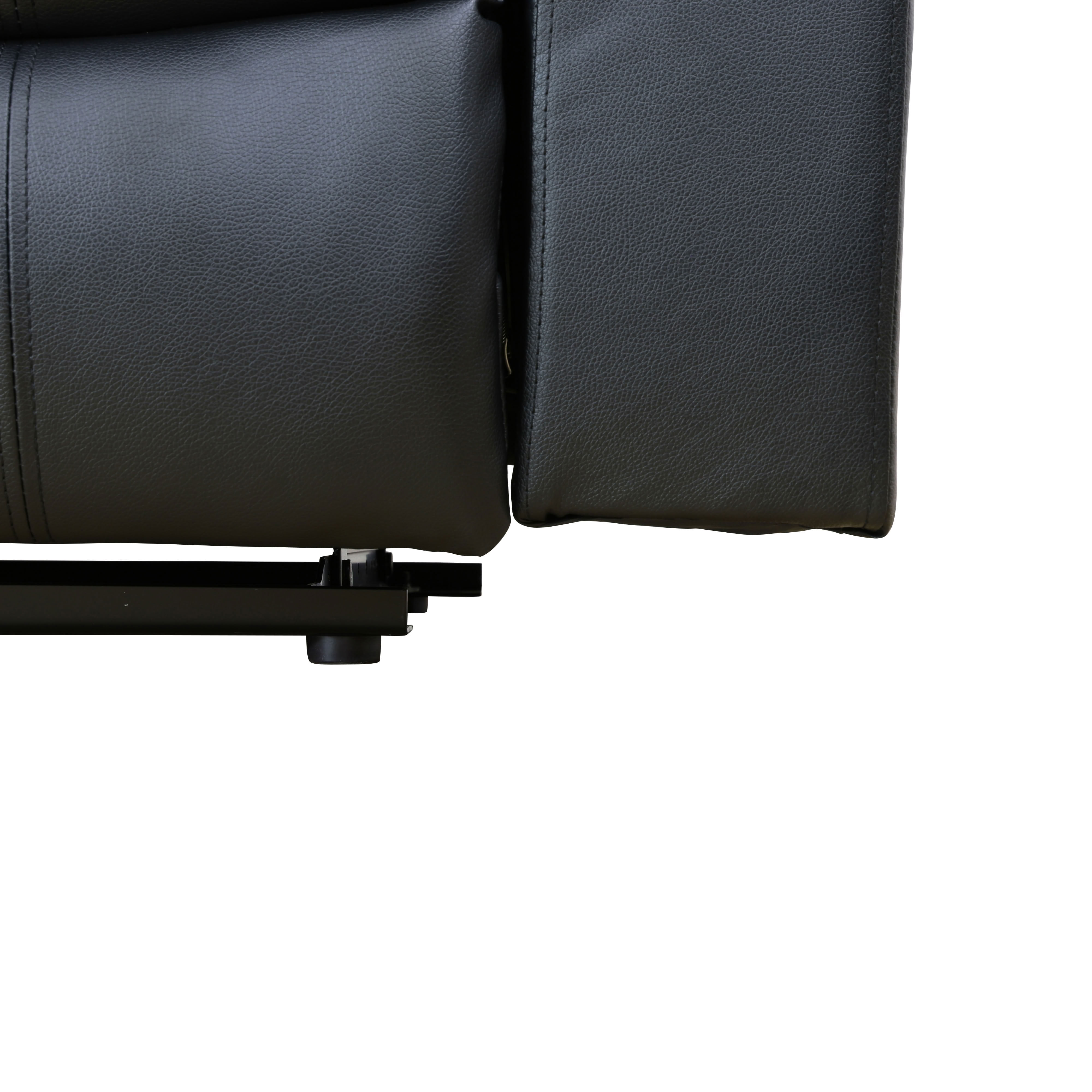MAYEERTY 2-Seater Recliner Loveseat Sofa, Breathing Leather for Living Room Apartment