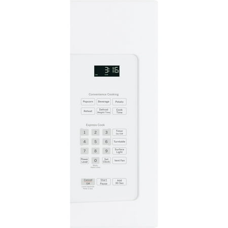 GE - 1.6 Cu. Ft. Over-the-Range Microwave - White
