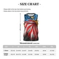thumbnail image 4 of Honeii Eagle Head With American Flag print basktball shirt for men and women, Unisex basketball jersey for Theme party-X-Large, 4 of 6