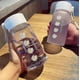 thumbnail image 3 of (Belt Flower 4)500Ml small daisy transparent plastic water bottles bpa free creative frosted water, 3 of 4