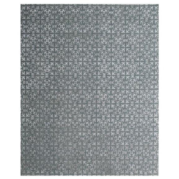 K2 Floor Style Valencia Green Hand-Tufted Wool & Silketteâ„¢ Area Rug