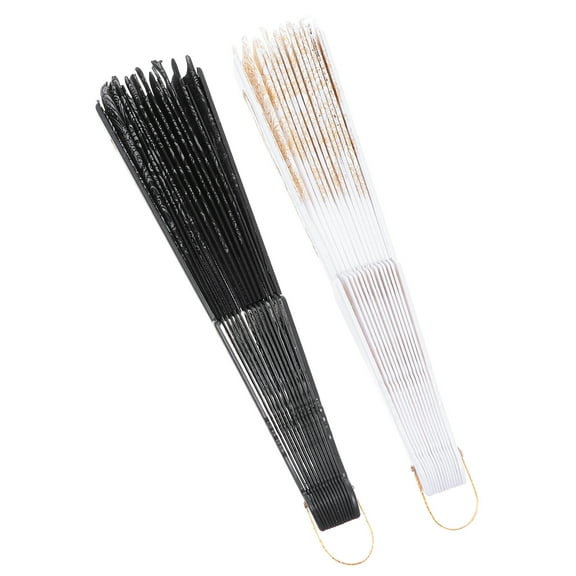 unbranded 2pcs Retro Handheld Fan Chinese Style Dancing Fan Props