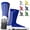 Blue, variant on Soccer Grip Socks – Calf Length – White – Adult Size (EU 39–46 / US 6–11.5) – Anti-Slip Football Socks for Control and Performance