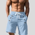 thumbnail image 1 of WILLBEST Pantalones Cortos Casuales para Hombre, para Actividades Al Aire Libre, Cómodos, de Color Sólido, Corte Recto, para Verano y Otoño, de Fácil Cuidado, Lavables A Máquina., 1 of 8