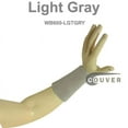 thumbnail image 3 of COUVER 6 inch Extra Long Thick Sports Wristband / Sweatband, LIGHT GRAY (2 Piece), 3 of 8