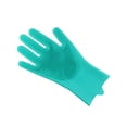 thumbnail image 1 of Yuarrent 1 par de guantes para lavar platos con estropajo, tazones para platos, limpieza de alimentos, limpieza, manoplas resistentes al calor, Mostrada Verde Yuarrent HA060614-02, 1 of 6