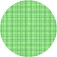 thumbnail image 1 of Ahgly Company Machine Washable Indoor Round Transitional Green Area Rugs, 4' Round, 1 of 7