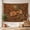A, variant on XaaKee Tapestry, Cozy Autumn Foxes Theme, High-Quality Polyester Large Tapestry Wall Hanging, 60x40Inch