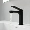 thumbnail image 3 of ANZZI Single Handle Single Hole Bathroom Faucet With Pop-up Drain in Matte Black & Brushed Nickel, 3 of 8