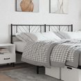 thumbnail image 1 of vidaXL Metal Headboard Black 193 cm, 1 of 4