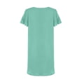 thumbnail image 4 of EliteGoogv Swimsuit Cover Up For Women Lightweight Knit V Neck Beach Loungewear Summer Beach Pool Swimwear Mint Green, 4 of 6