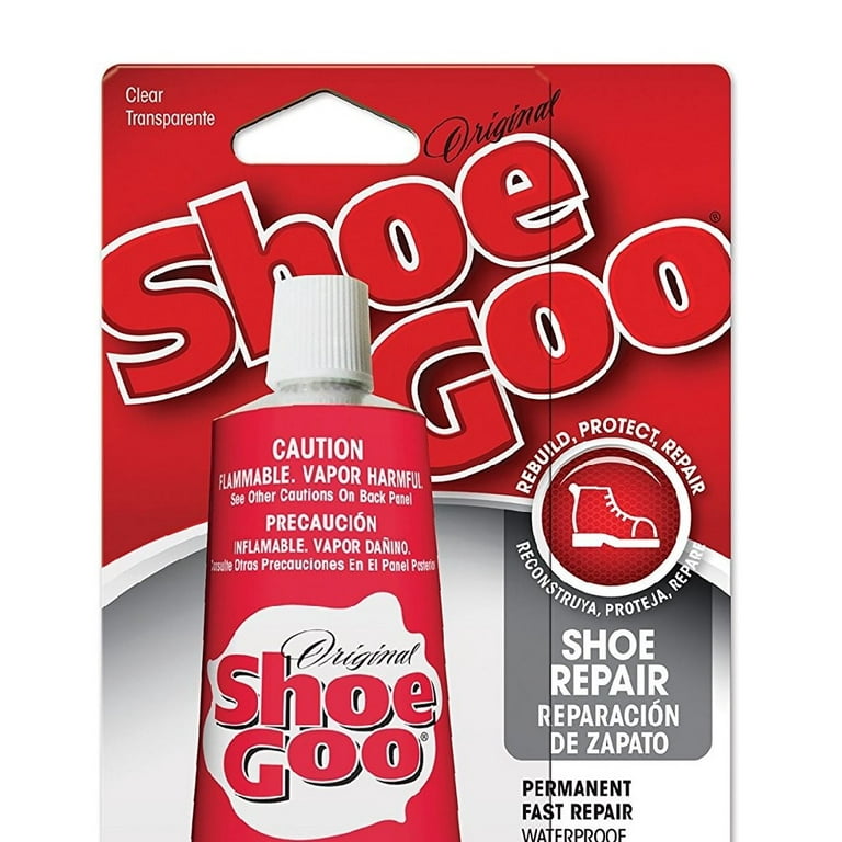 Shoe Goo by Eclectic Products Permanent Fast Repair 3.7 Oz. CLEAR 