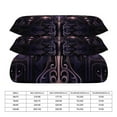thumbnail image 3 of Duvet Cover Queen Size Simple Purple Ripple 3 Pcs Duvet Cover Set Bedding Sets Queen Soft Breathable, 3 of 6