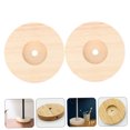 thumbnail image 3 of IFANLANDOR Khaki Wood Lamp Base for Table Lamps with Wire Management 2Pcs, 3 of 8