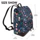 thumbnail image 2 of Disketp Colorful Flowers Mochila de Cuero para Mujer, Bolso de Espalda Antirrobo con Estilo para Viaje, Trabajo y Uso Diario, 2 of 4