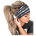 thumbnail image 1 of CAIXIA Cute Headbands For Women Womens Bandana Style Printed Elastic Headband Stretch Hair Wrap Casual Fashion Hair Accessory, 1 of 3