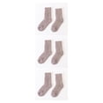thumbnail image 2 of Naiovety 1 par de calcetines Cachemira cálido Terry calcetín engrosado contra el frío sólido cómodo tripulación usable invierno calcetín Type1 NO1, 2 of 6