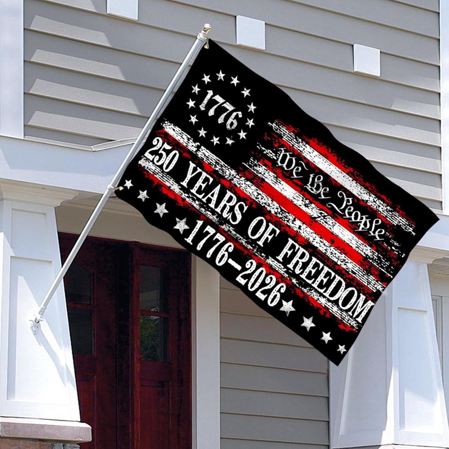 250 Years American Anniversary Flag Betsy Ross 250th Anniversary USA Flag 4th of July We The People 1776 Patriotic American Flags for Outside 3x5 Outdoor Yard Decorations