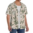 thumbnail image 2 of Sikiie Halloween Cactus Men's Wrinkle Free Untucked Cuban Shirt Business Casual Button Down Shirts Short Sleeve ShirtSmall, 2 of 5