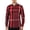 红色, variant on Outdoor 100% Cotton Men's Classic Random Plaid Button-Down Shirt, Long Sleeve with Chest Pocket, Machine Washable-Perfect for Outdoor & Casual Wear