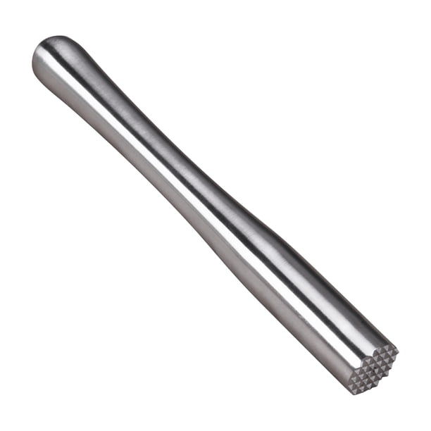 Herramienta trituradora de hielo de acero inoxidable para preparar cócteles, leche, té, limón y bebidas con mango ergonómico para uso en el hogar, bar y cocina, fácil de limpiar.