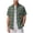 Green, variant on Mens Flannel Shirts Short Sleeve Button Down Breathable Tops Summer Fashion Casual Plaid Shirts with Pocket