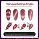 thumbnail image 5 of Set de esmaltes de uñas Beetles Cat Eye Gel 6 colores con purpurina, 5 of 9