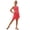 Hot Pink, variant on Girls Latin Dance Dress Sleeveless Fringe Tassel Dress for Kids Ballroom Salsa Cha Cha Rumba Competition Performance Practice with Rhinestone Mesh Neckline Open Back