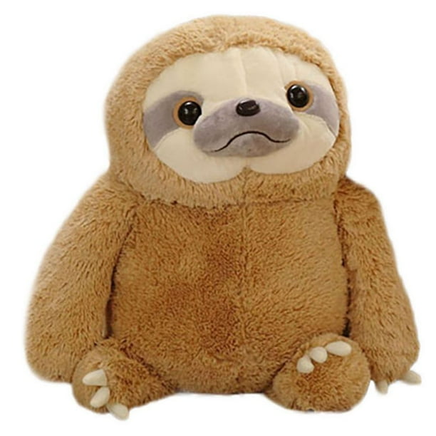 Muñeca de peluche simulada con forma de perezoso de 40 cm en algodón y felpa