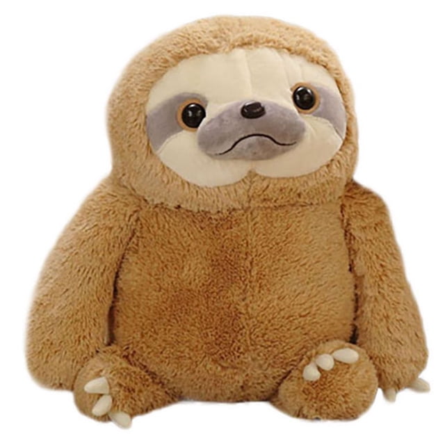 Muñeca de peluche simulada con forma de perezoso de 40 cm en algodón y felpa