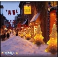 thumbnail image 5 of PMU Christmas Light-Up 6 Pcs Gingerbread Tree 28 Inch - Blow Mold Plastic Statue Illuminated with Cord and Light - Perfect Décor for Christmas Festivals, Events Home, Lawn, Yard, Garden, 5 of 7