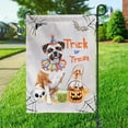 thumbnail image 3 of Trick or Treat Boxer Funny Mummy Cosplay Pumpkin Candy Basket Garden Flag 12x18in Double Sided Boxers Dog Lover Gifts Idea Outdoor Decor - 12016, 3 of 5
