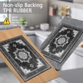 thumbnail image 4 of BlueDreamer Kitchen Rugs 3Pcs, Non Slip Kitchen Mats for Floor Waterproof & Stain Resistant Carpet Area Rug for Kitchen, Laundry Room, Hallway, 4 of 11