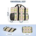 thumbnail image 2 of FORMRS Tote Bag for Women Large Capacity Canvas Travel Foldable Carry On Shopping Handbag, Yellow Symmetrical Stars, 2 of 8