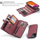 thumbnail image 4 of Caseme Wallet Case for iPhone 12 Pro Max Magnetic Detachable Zipper Pocket Durable PU Leather Flip Case Wallet for iPhone 12 Pro Max Case Wallet with, 4 of 4