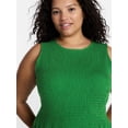 thumbnail image 3 of Terra & Sky Women’s Plus Smocked Midi Dress, Size 0X-5X, 3 of 4