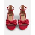 thumbnail image 3 of Wonder Nation Little and Big Girls Fashion Bow Heel Dress Shoes, 3 of 5