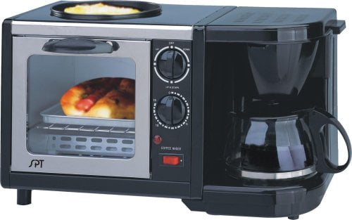 toaster oven coffee pot combo