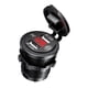 thumbnail image 4 of Adaptador de cargador de coche con doble puerto USB e interruptor táctil Rojo, 4 of 9