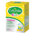 Culturelle Probiotics Kids Probiotic + Fiber Daily Ready-to-Mix Supplement, Digestive Regularity Support for Children, No Flavor Added, 24 Packets