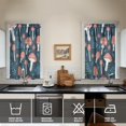 thumbnail image 2 of Mushroom (6) Kitchen Curtains - Vintage Tier Curtains for Bathroom Living RV Rod Pocket Window Drapes 36 Inch 2 Panels Set 27.5"x39" Window Treatment Tiers, 2 of 4