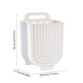 thumbnail image 3 of Wall Mounted Foldable Laundry Basket Hamper, Large Capacity Slim Space-Saving Dirty Clothes Storage Bin with Ventilation Holes for Bathroom Laundry Room Apartment Dorm, 3 of 6
