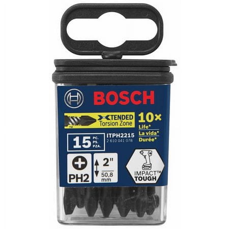 Screwdriver Bits,1/4" Hex,2" L,PK15 - Image 3