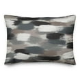 thumbnail image 2 of Creative Products Black Brushstroke Pattern 14x20 Indoor / Outdoor Pillow, 2 of 3