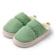 thumbnail image 5 of Zapatillas de algodón de suela gruesa para mujer, zapatillas de invierno de algodón de azúcar para el hogar con sensación de caída, zapatillas de plumón impermeables para interiores, para invierno, 5 of 6