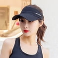 thumbnail image 4 of dianhelloya Sports Hat Empty Top Wide Brim Quick drying Moisture Absorption Sun Royal Blue, 4 of 8