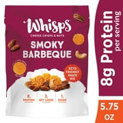 Whisps Smoky Barbeque Snack Mix, High Protein Snack, 5.75 oz, Pack of 6
