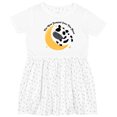 thumbnail image 3 of Inktastic Cow Jumped over the Moon Girls Toddler Dress, 3 of 5