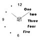 thumbnail image 4 of Reloj Decorativo de Pared Números Extraíbles DIY 3D Reloj Venta Liquidación Oficina Decoración para Regalos Negro Colco Reloj de pared con la etiqueta engomada del espejo, 4 of 8