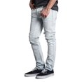 thumbnail image 2 of Men's Skinny Fit Stretch Raw Denim Jeans, Up To 42W, 2 of 5